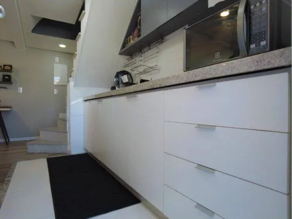 Imagem Apartamento Duplex com 3 dormitórios para alugar, 102 m² por R$ 4.355,00/mês - Vila Curuçá - Santo André/SP