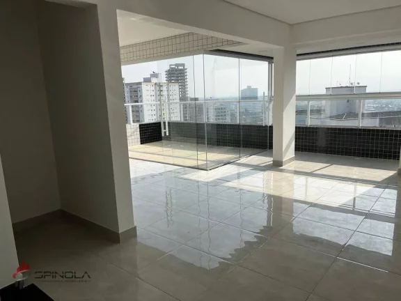 Imagem Apartamento Duplex com 3 dormitórios à venda, 154 m² por R$ 770.000,00 - Vila Guilhermina - Praia Grande/SP