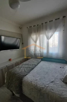Imagem Apartamento de 65 m² no 2° andar, de frente para a entrada principal, com 2 dormitórios, sendo 1 ...