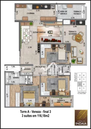 Imagem Apartamento com 2 dormitórios à venda, 87 m² por R$ 1.200.000,00 - Gonzaga - Santos/SP