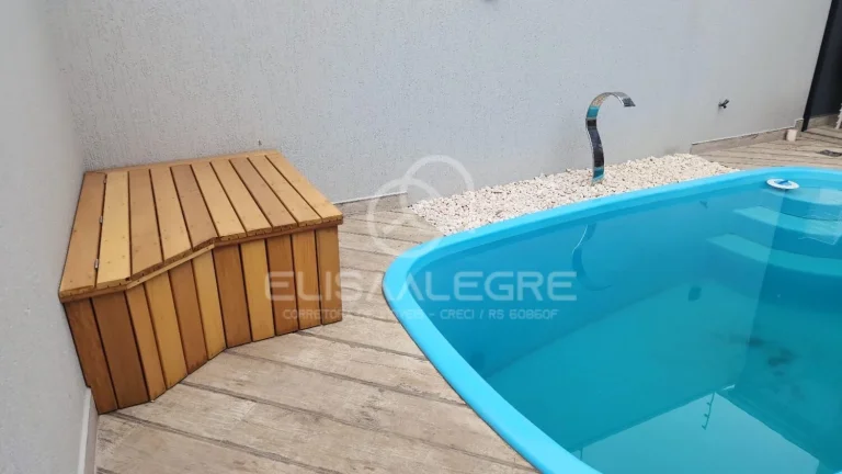 Imagem Sobrado c/ suíte e piscina, Santo Inácio, Esteio