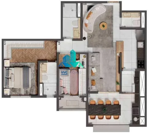 Imagem Apartamento em construção – Mooca- 75 m2