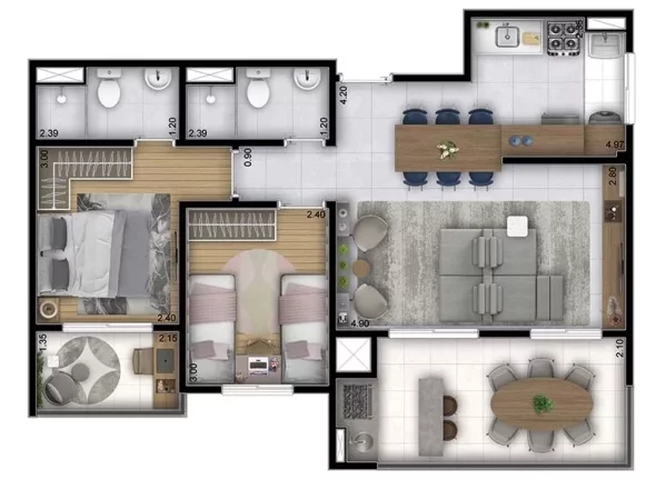 Imagem Apartamento em Panamby - São Paulo SP