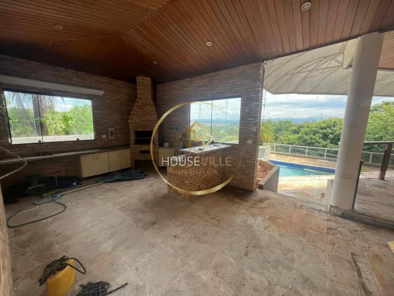 Imagem Casa Sobrado, 4 dormitórios ( 4 Suítes), 440m², Condomínio Mirante do Vale.