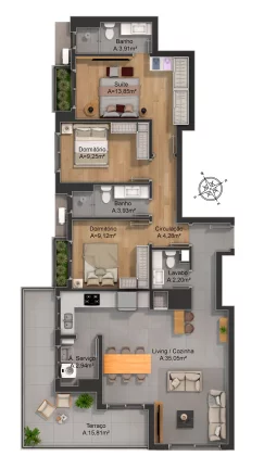 Imagem Soberano - Apartamento à venda no bairro Petrópolis - Porto Alegre/RS