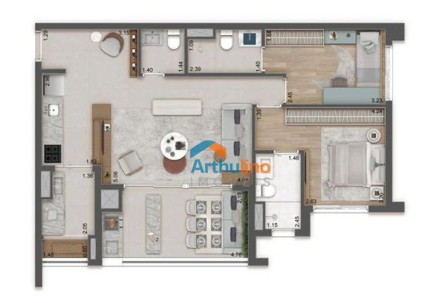 Imagem Apartamento 82 m² com 3 dormitórios à venda a partir de R$ 789.295,02 - Alto da Mooca - São Paulo/SP