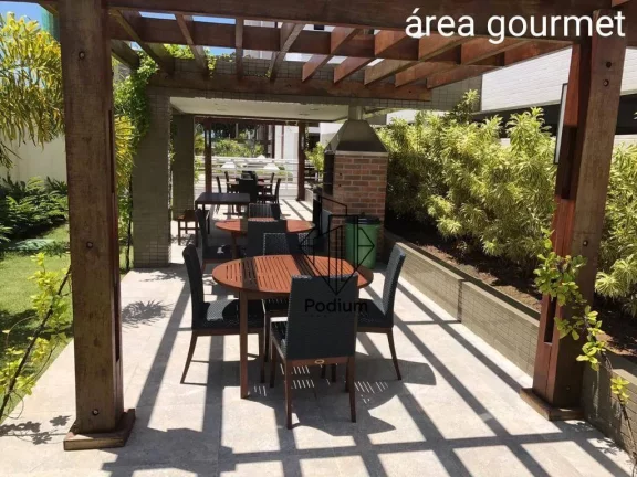 Imagem Apartamento com varanda/sacada gourmet, móveis projetados e vista para o mar em condomínio club no Altiplano Cabo Branco -AP2825.