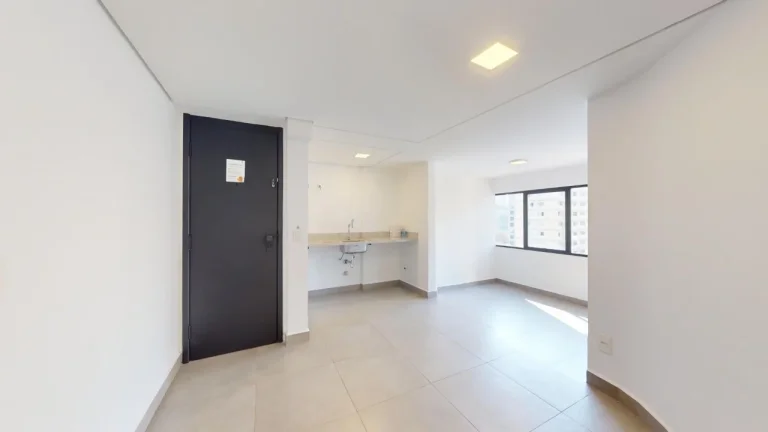 Imagem Apartamento Brooklin - 48M², 1 Dorm, 1 Suíte, 1 Vaga Demarcada, Academia, Piscina.
