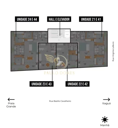 Imagem Apartamentos à venda 2 e 3 dormitórios na praia do Tenório em Ubatuba-SP