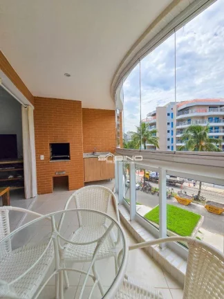 Imagem Apartamento Pé na areia à Venda no Edifício Blue Waves, com 3 dormitórios 1 suíte 87m² - Riviera de São Lourenço - Bertioga SP