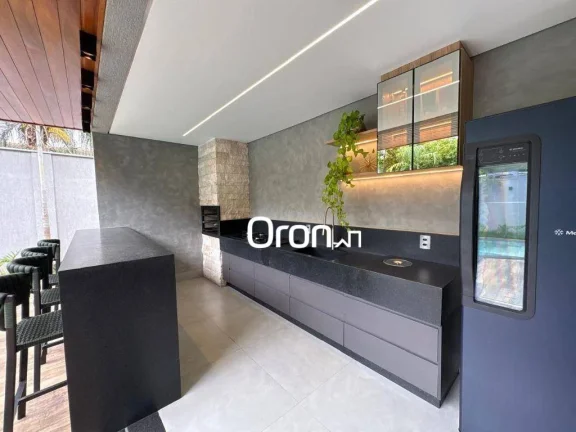 Imagem Sobrado mobiliado com 3 dormitórios à venda, 286 m² por R$ 3.990.000 - Jardins Madri - Goiânia/GO