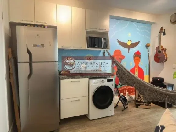 Imagem Apartamento com sacada em Santo Amaro - São Paulo | 42M², 1 suíte, 1 banheiro | R$ 500.000 à venda