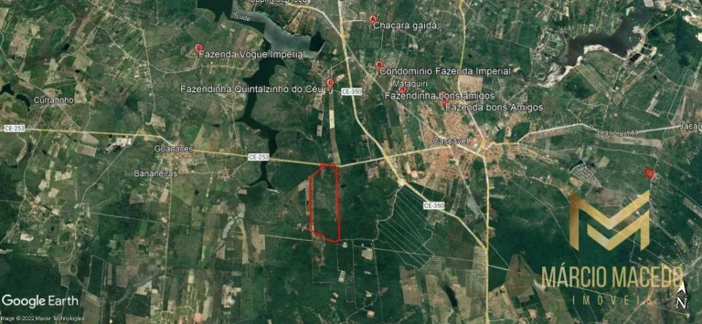 Imagem Terreno à venda, 1981956 m² por R$ 15.855.648,00 - Guanacés - Cascavel/CE