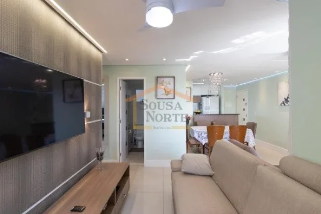 Imagem Apartamento 3 dormitórios, sendo 1 suíte, 2 banheiros, sacada, rico em armários, sala 2 ambientes...