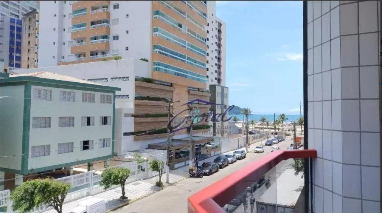 Imagem Apartamento com 2 dormitórios à venda, 81 m² por R$ 480.000,00 - Guilhermina - Praia Grande/SP