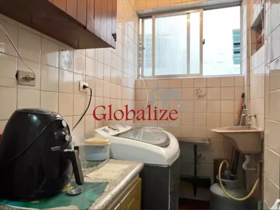 Imagem Apartamento à venda com 73m², 2 quartos, 1 banheiro, sacada, garagem por R$385.000,00 no José menino Santos