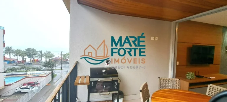Imagem Apartamento alto padrão com vista lateral para o mar