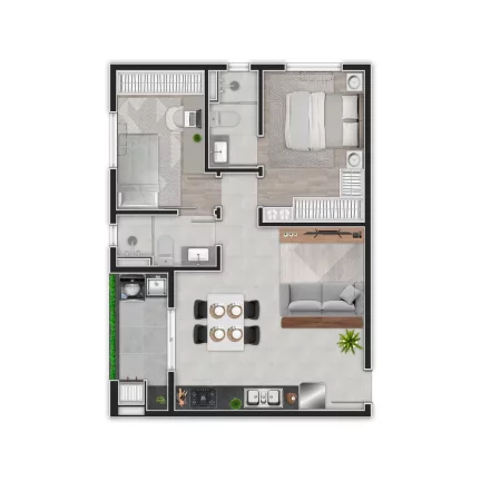Imagem Nillo - Apartamento à venda no bairro Bom Retiro - Curitiba/PR