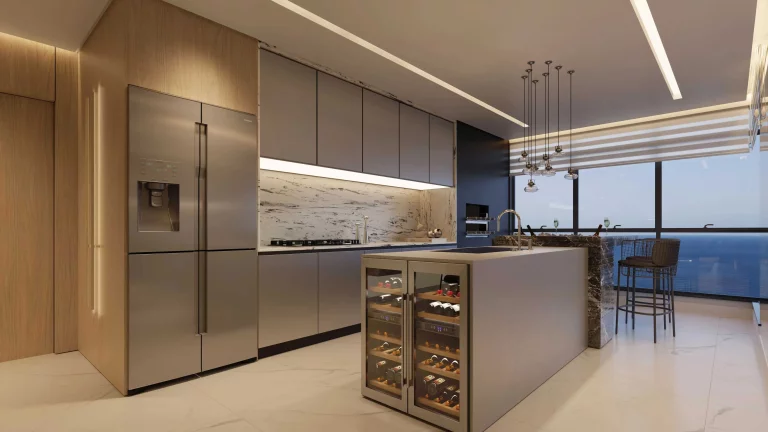 Imagem Apartamento em construção com 3 dormitórios sendo 3 suítes e 3 vagas de garagem em Balneário Camboriú/SC