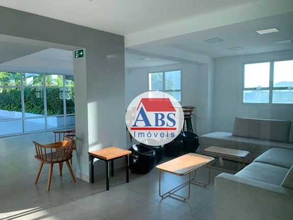 Imagem Apartamento Porteira Fechada com 1 dorm à venda, 42 m² por R$ 383.000 - Marapé - Santos/SP a três quadras da praia