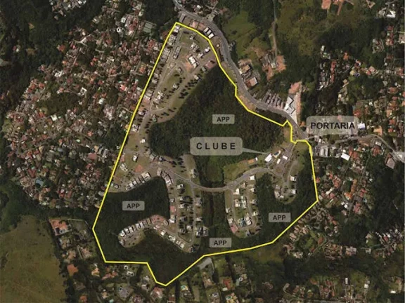 Imagem Cond. Alphaville Granja Vianna (Lote 7 / Quadra F) 549,59 m², alto e vista.