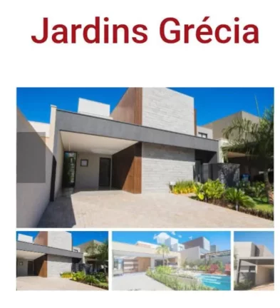 Imagem Jardins Grecia , Casas E Sobrados No Novo Lançamento Da FGR