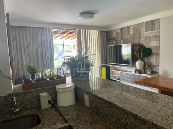 Imagem Village Imbassaí quarto e sala com varanda a 600metros da praia a venda