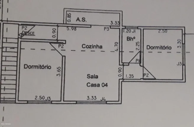 Imagem Casa para Venda em Itanhaém, Jardim Regina, 2 dormitórios, 1 banheiro, 1 vaga
