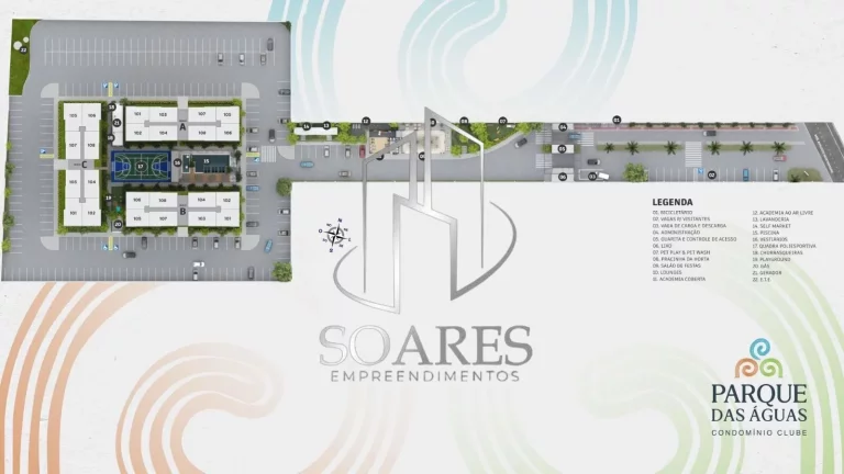 Imagem PARQUE DAS AGUAS - SENDO 8 APARTAMENTOS POR ANDAR -2 A 3 QUARTOS E 1 VAGA DE GARAGEM204