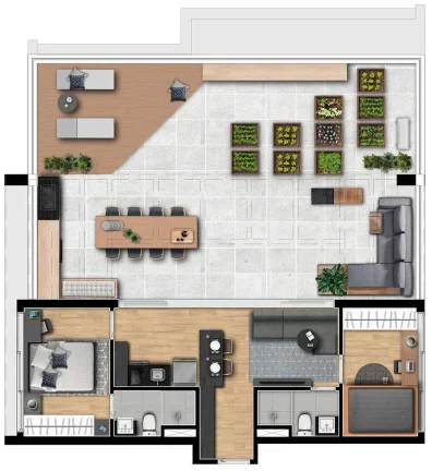 Imagem Sofisticado e com conceito wellness, o empreendimento tem o melhor da valorização, mobilidade, gas...