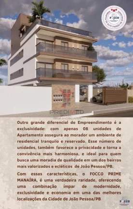 Imagem Apartamento de 3 Quartos, novo à venda na Praia de Manaíra
