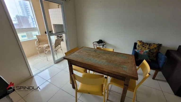 Imagem Apartamento com 1 dormitório à venda, 51 m² por R$ 380.000,00 - Maracanã - Praia Grande/SP