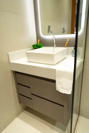 Imagem Lake House Residence - Apartamento Alto Padrão, Parque Amazonia, vista livre, andar alto, 3 Suítes