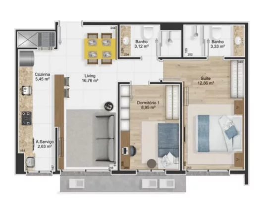 Imagem Apartamento à venda no bairro Petrópolis - Porto Alegre/RS