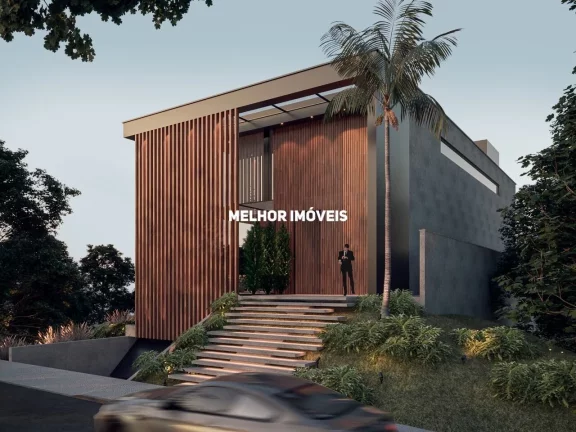 Imagem Casa magnifica nova mobiliada alto padrão em condomínio fechado com 5 suítes, 8 vagas em Balneário Camboriú.