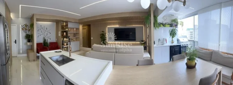 Imagem Apartamento Mobiliado à Venda com 3 quartos e 3 vagas - 110 m² - R$1.700.000 ,00 Alphaville Parc Athenee - Barueri/SP