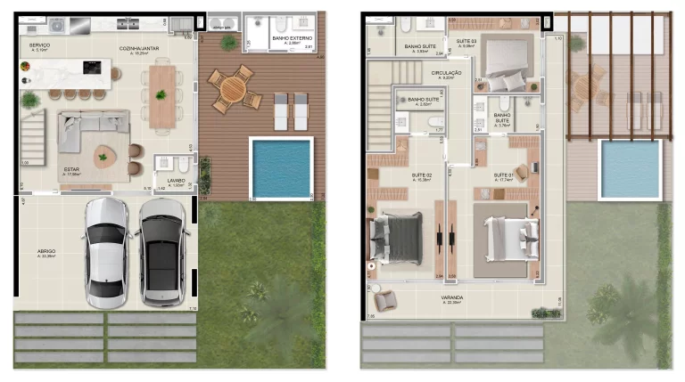 Imagem Casa de condomínio à venda em Passo de Torres, Centro, com 4 quartos, 329,26m²