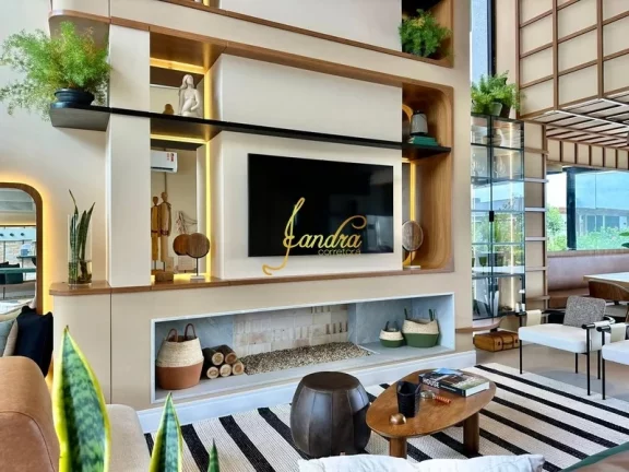 Imagem Casa condomínio nova com 04 suítes mobiliada e decorada