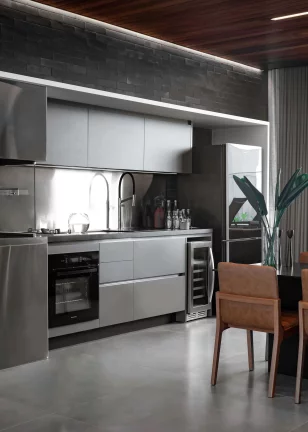 Imagem Apartamento Duplex mobiliado com 3 dormitórios sendo 3 suítes e 2 vagas de garagem - Jurerê/SC