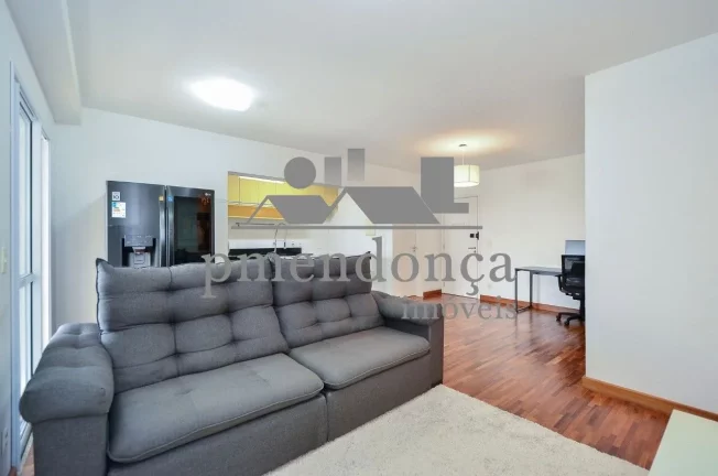 Imagem Apartamento com 94 m², varanda gourmet com churrasqueira, living integrado a cozinha, lavabo, 2 Sui...
