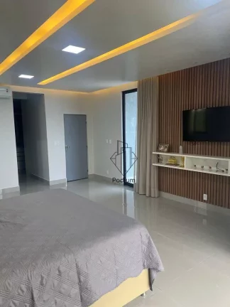Imagem Casa de porteira fechada com sobrado e piscina privativa em condomínio fechado no Alphaville/PB Bayeux - CA0120
