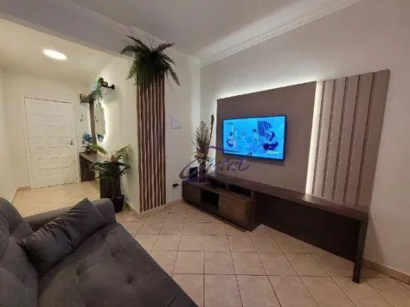 Imagem Apartamento com 2 dormitórios à venda, 65 m² por R$ 320.000 - Tupi - Praia Grande/SP