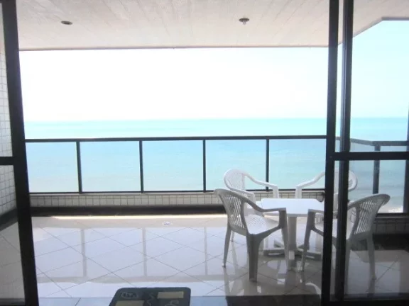 Imagem Apartamento Alto Padrão, 04 Quartos, 02 Suites, 02 Vagas de Garagem, Frente Mar, Praia do Morro, Guarapari - ES