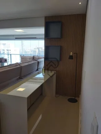 Imagem Apartamento brooklin decorado andar alto vista livre
