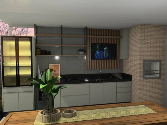 Imagem Casa Mobiliada à venda em Cascavel, Loteamento Colina Dourada - 140m²