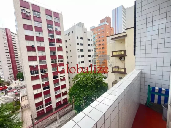 Imagem Apartamento à venda com 73m², 2 quartos, 1 banheiro, sacada, garagem por R$385.000,00 no José menino Santos
