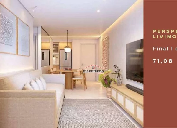 Imagem Apartamento à venda, 50 m² por R$ 389.000,00 - Vila Guilhermina - Praia Grande/SP
