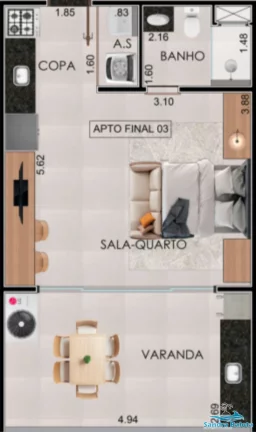 Imagem Lofts e Apartamentos no Tenório/Ubatuba
