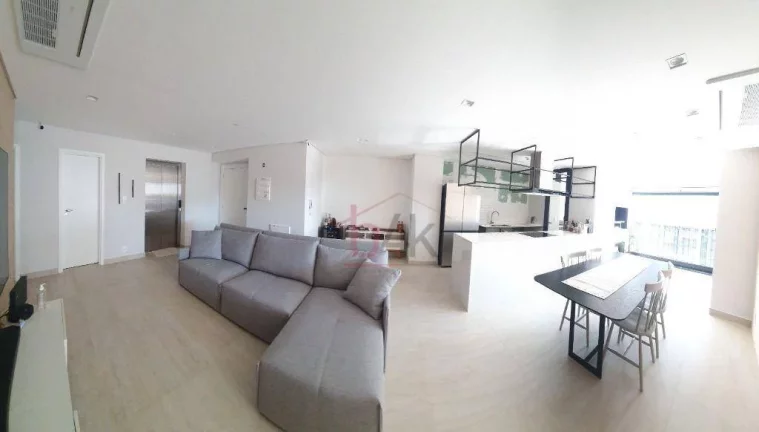 Imagem Apartamento à venda no Parque Brooklin: 105m², 2 suítes, 2 vagas e varanda gourmet.