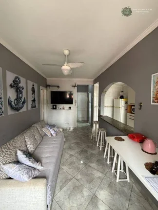 Imagem Apartamento com 2 dormitórios à venda, 50 m² por R$ 279.000 - Aviação - Praia Grande/SP